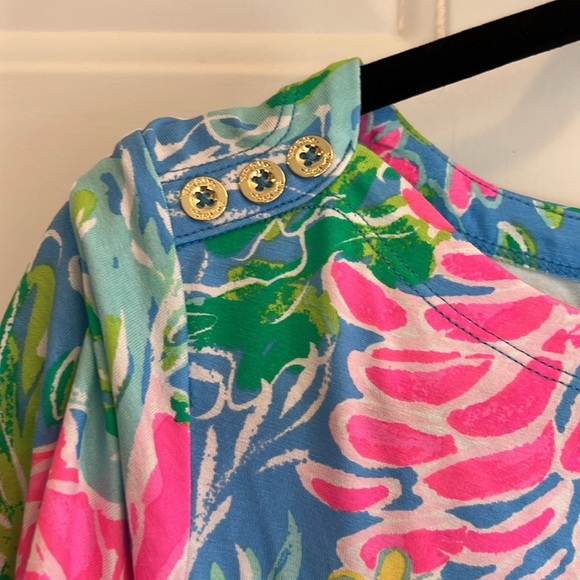 Lilly Pulitzer Pink Sheath Dress 3/4 Sleeve Resort Wear NWT UPF 50 The Sophie - Picture 3 of 5